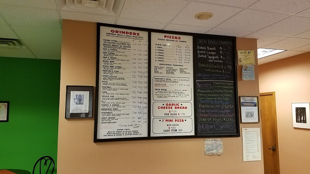 Menu Mancino's Pizza & Grinders-6